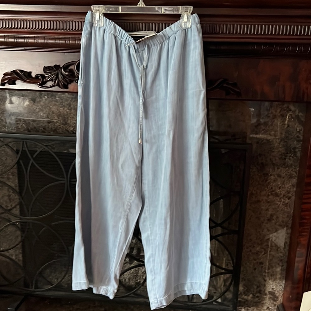 Denim flare pants new with tags- Tahari